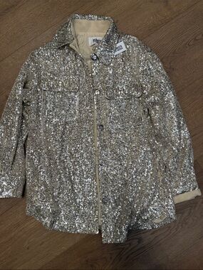 GOTTA GO!!! NWT!!  BB Dakota sequins jacket. Size XS.